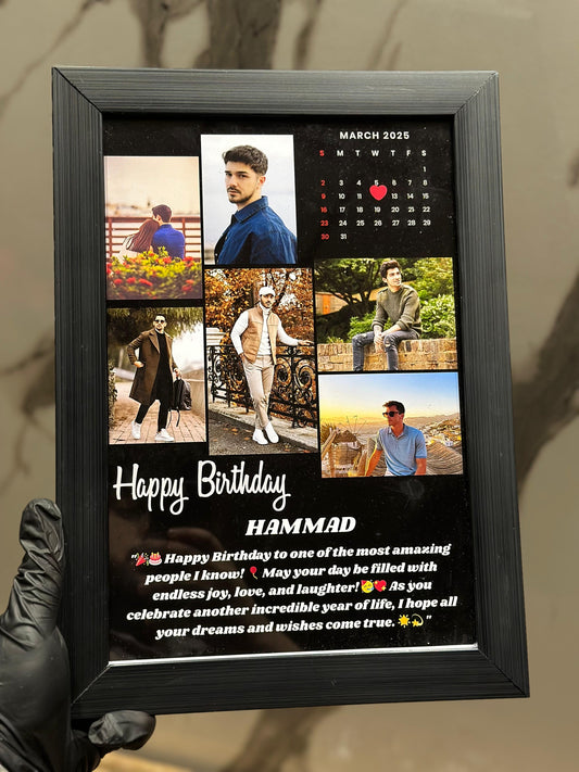 CUSOTMZE BIRTHDAY PHOTO FRAME
